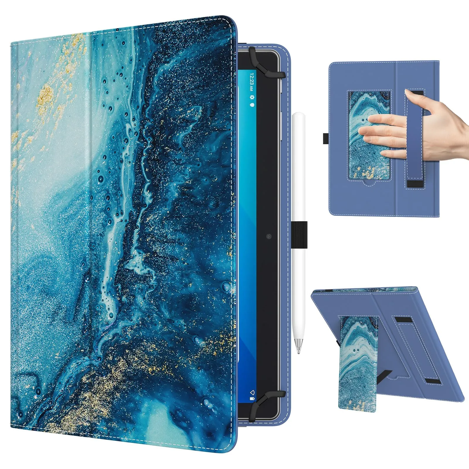 TiMOVO Custodia Universale per Tablet Android 10,1" con Anello per Penna - immagine 7
