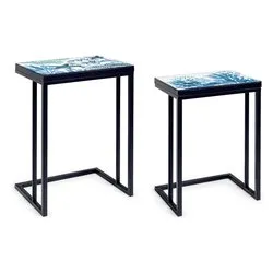REEF Set tavolini Nero - immagine 1