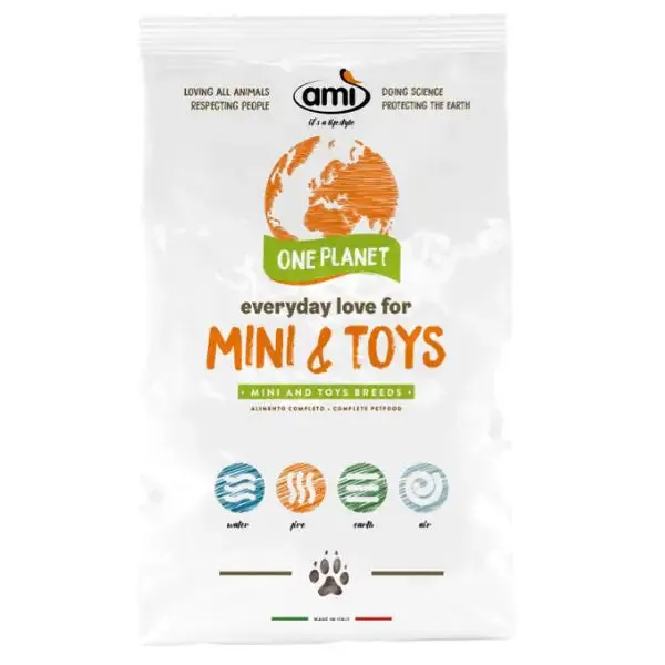 Amì alimento vegetale Dog Mini/Toy Breeds 3 kg - Croccantini per cani - immagine 1
