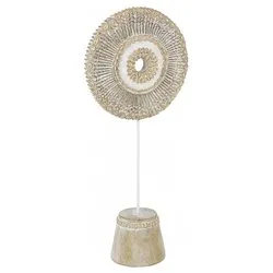 Soprammobile poliresina (23,5x12,5x55,5cm) rosone YOMA 0182214 - immagine 1