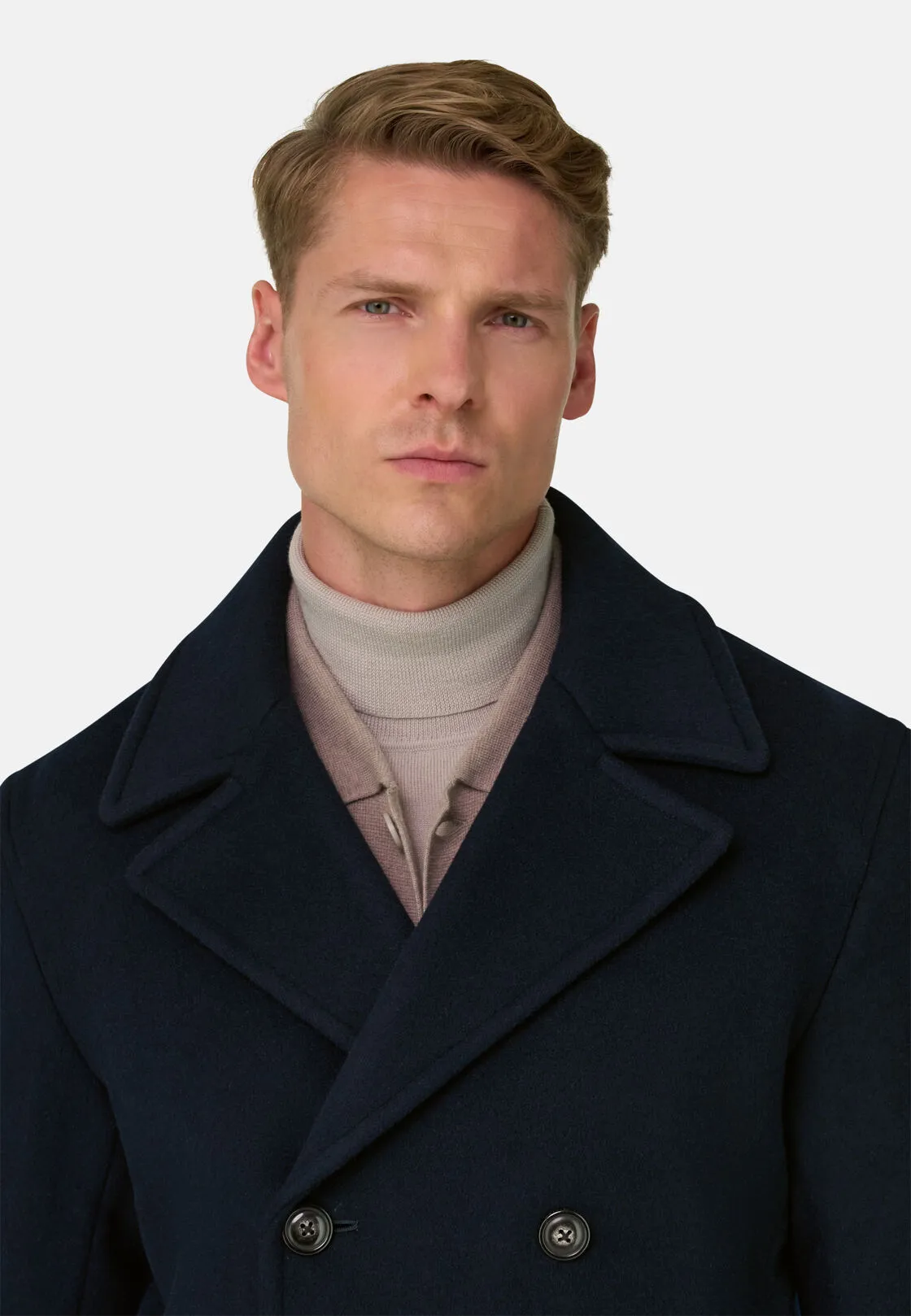 Boggi, Peacoat In Lana, Uomo, Navy, Taglia: XXXL - immagine 3
