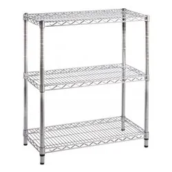 LUX Scaffale arredo Cromo lucido (75x90hcm) Mobile KIT - immagine 1