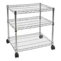 LUX Scaffale arredo Cromo lucido (60x70hcm) Mobile KIT - immagine 1