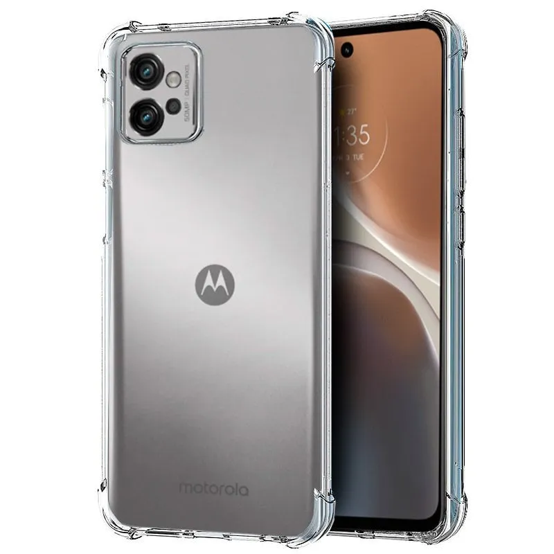 Fantastica custodia antishock trasparente per Motorola Moto G32 - immagine 1