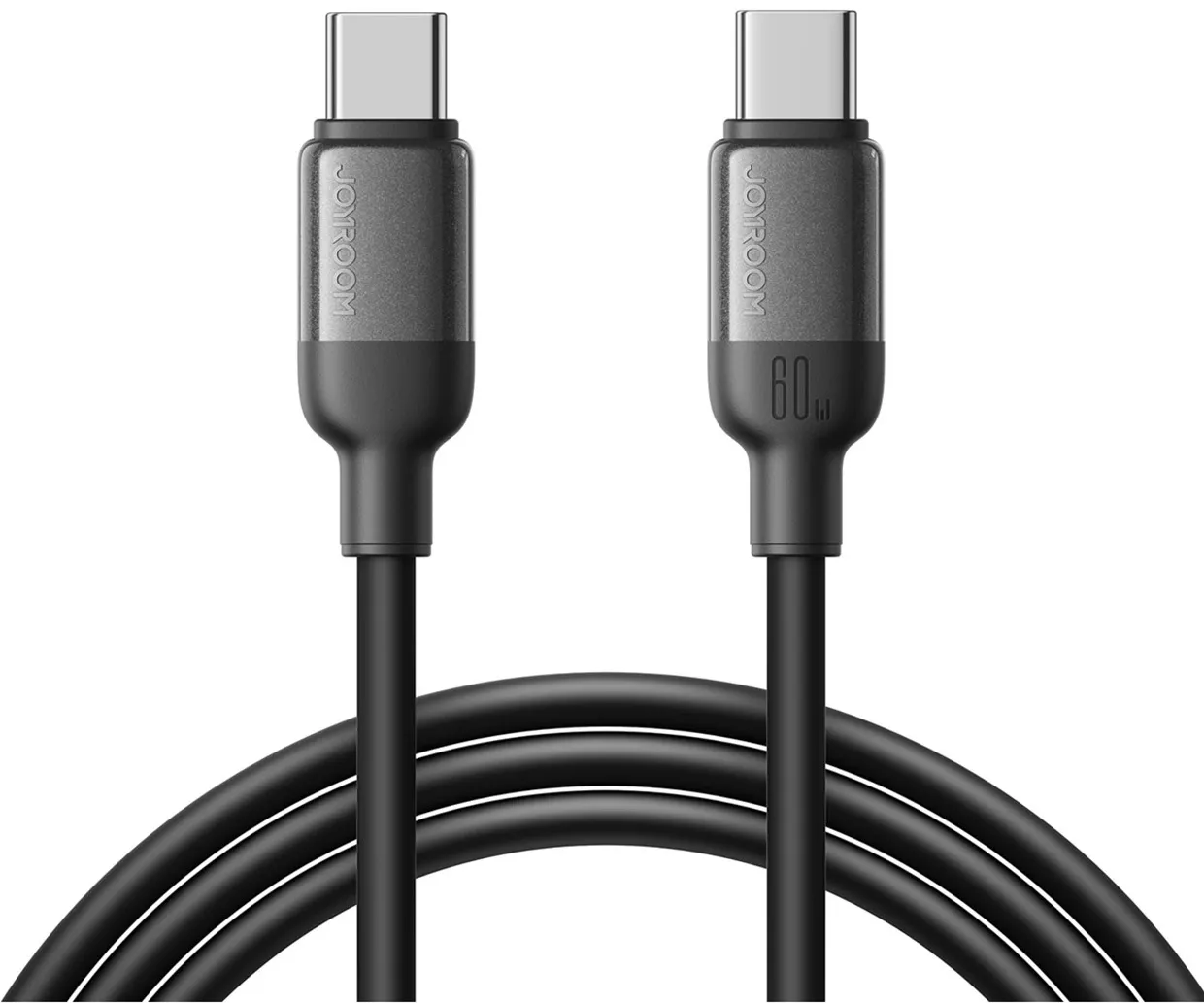 Cavo Dati e Ricarica USB-C - USB-C Joyroom S-A62 Lively, 60W, 1,2m, Nero - immagine 1