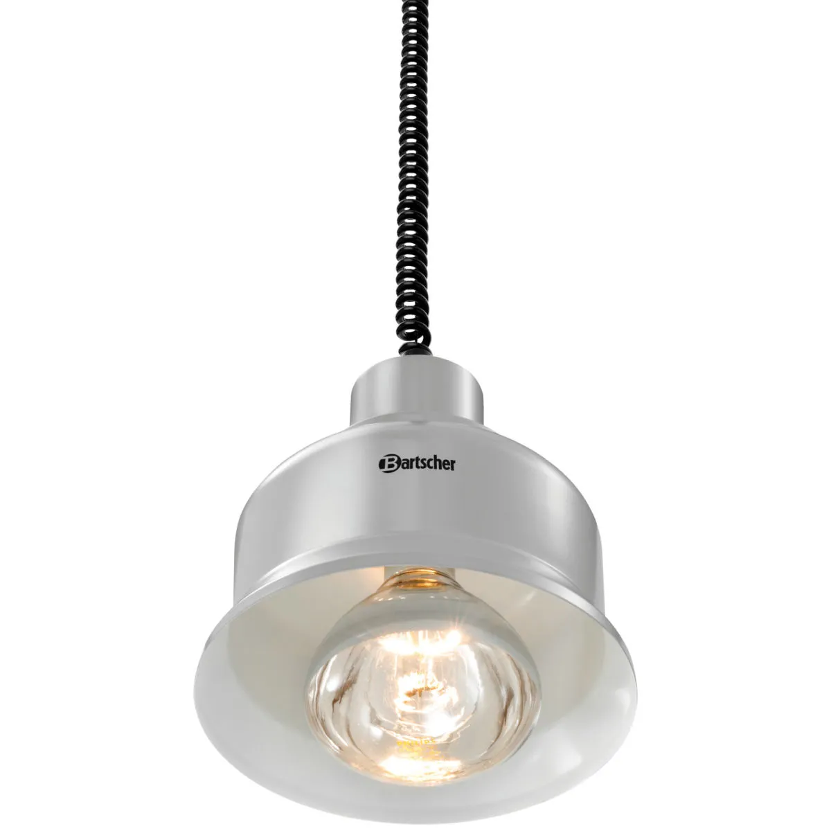Bartscher Lampada a infrarossi IWL250D; 23x25x23 cm (LxHxP); acciaio inox - immagine 1