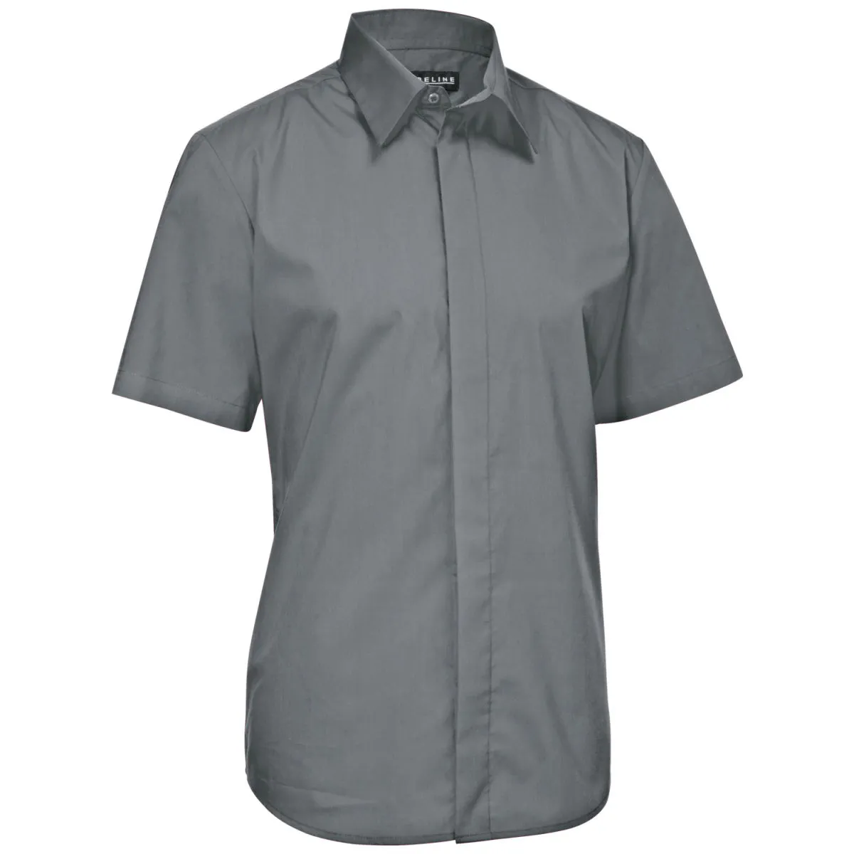 JOBELINE Camicia da uomo Noah maniche corte; Taglia 45/46; grigio - immagine 1