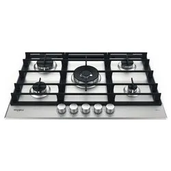 Piano cottura gas 5 zone Gmwl 758 Ixl Inox (75cm) - immagine 1