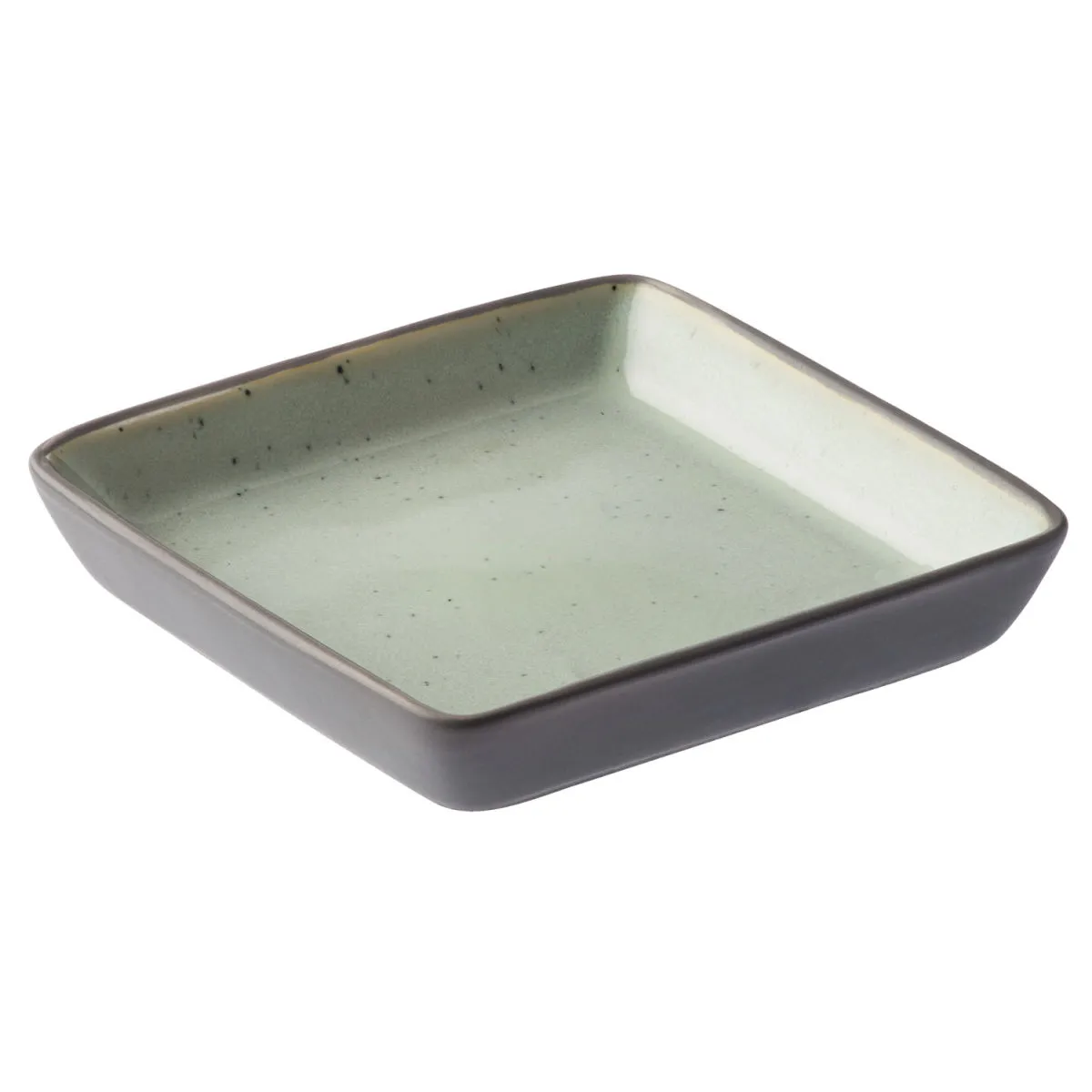 12x PULSIVA Piattino Stat angolare; 10x10x1.7 cm (LxLxH); grigio; quadrata; 12 pz. / Pacco - immagine 1