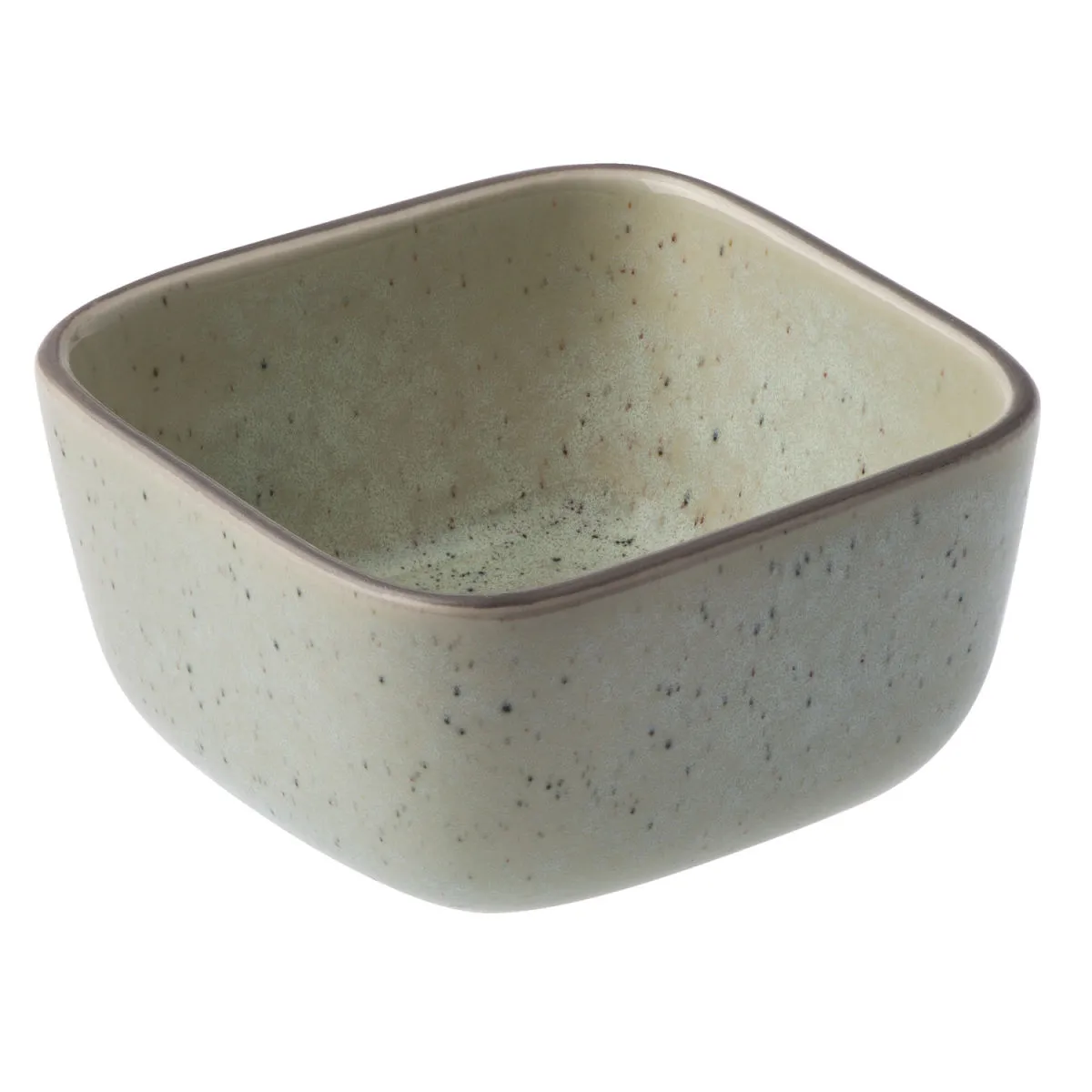 6x PULSIVA Ciotolina Stat; 210 ml, 9.5x9.5x4.8 cm (LxLxH); grigio; quadrata; 6 pz. / Pacco - immagine 1