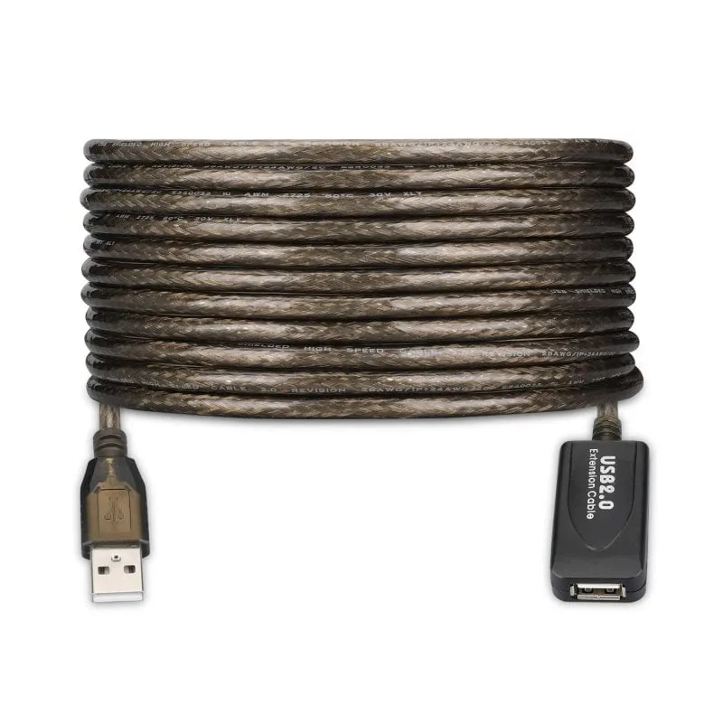 Ewent EW1021 cavo USB 10 m USB 2.0 USB A Nero - immagine 1