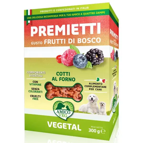 Amico Veg snack vegetali Premietti 300 gr Frutti di bosco - immagine 1