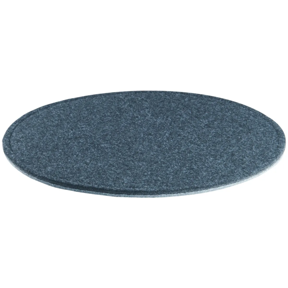 4x VEGA Cuscino sedia in feltro rotondo; 33x1 cm (ØxH); antracite/grigio chiaro; rotonda; 4 pz. / Pacco - immagine 1