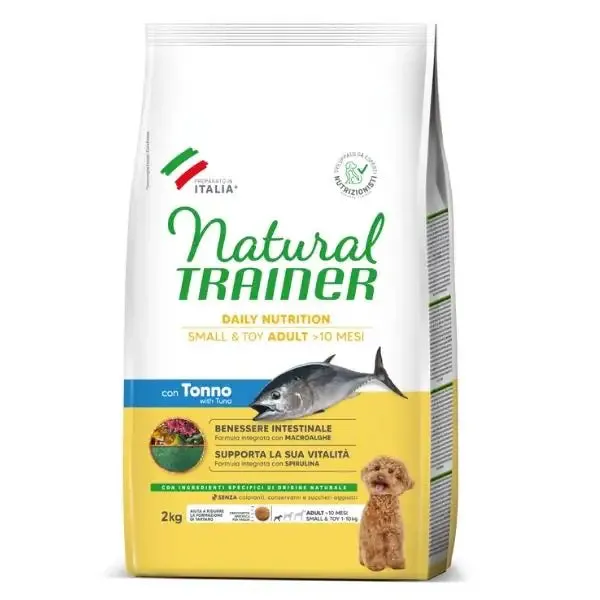 Natural Trainer Daily Nutrition Small&Toy Adult con Tonno 2 kg - Croccantini per cani - immagine 1
