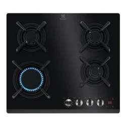 Piano cottura gas 4 zone SERIE 800 Kgg643753K Flamelight Black (60cm) - immagine 1