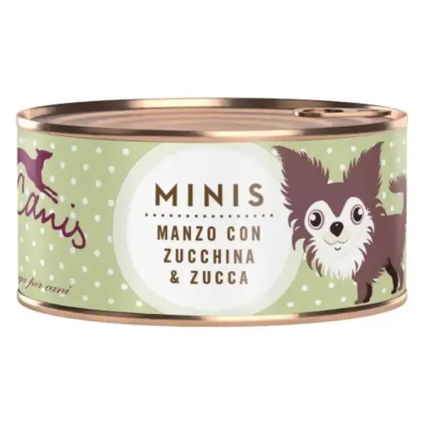 Terra Canis Mini Grain Free 100 gr Manzo, zucca e zucchine - confezione da 6 pezzi - Cibo umido per cani - immagine 1