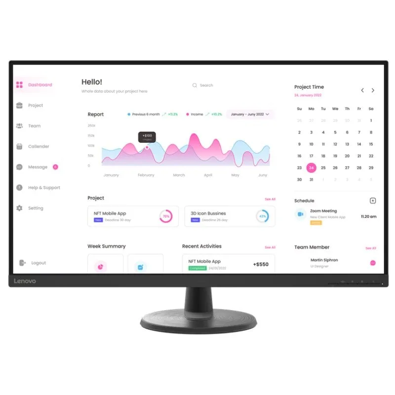Lenovo D32-40 31,5"LED FullHD - immagine 1