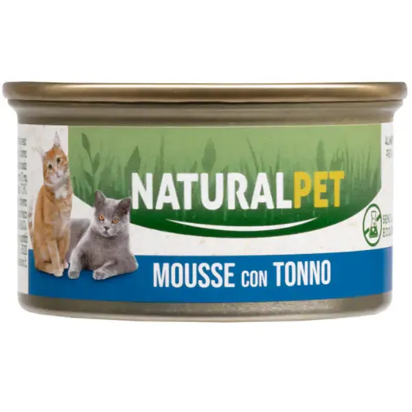 NaturalPet Cat Adult Mousse 85 gr Tonno - immagine 1