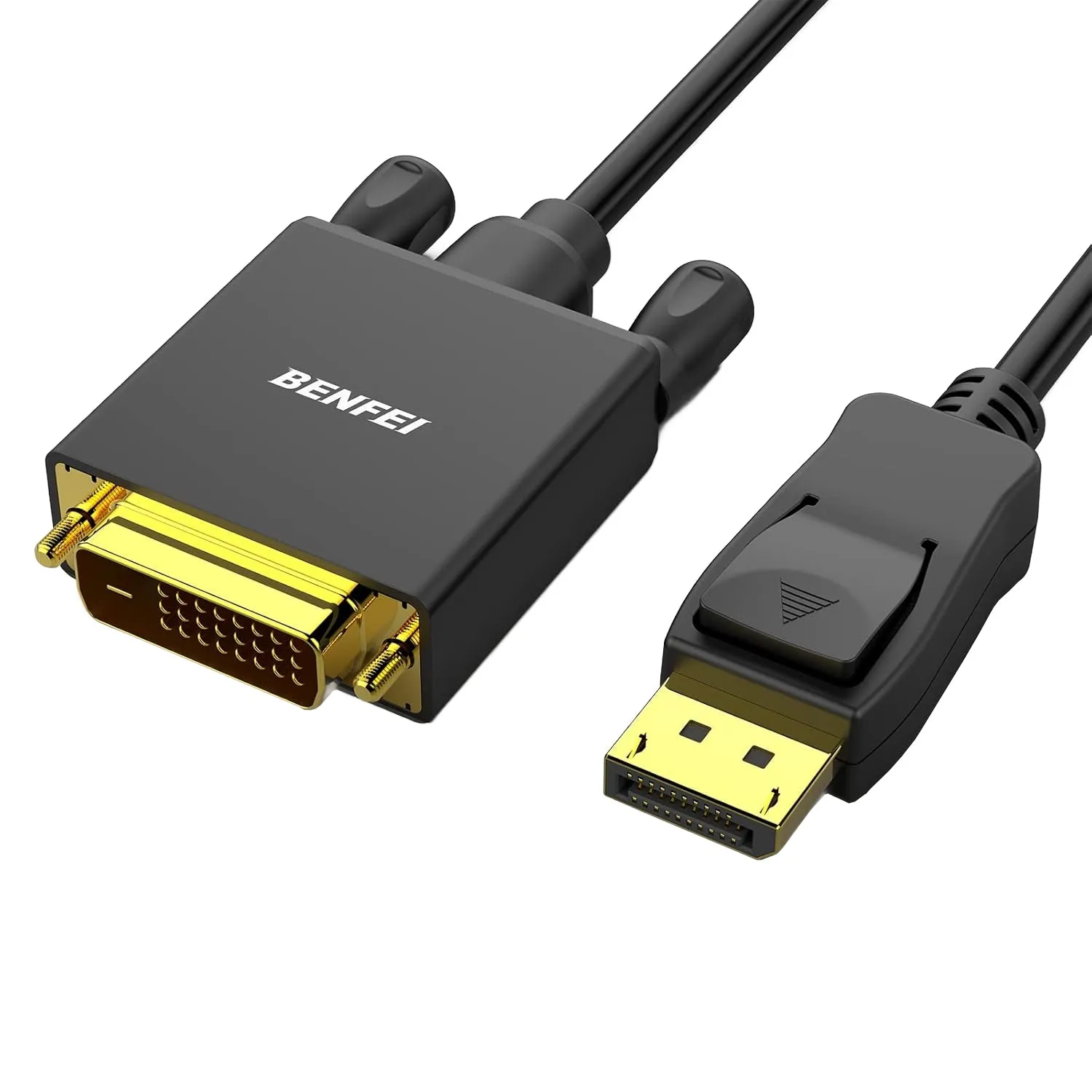 Cavo Video Benfei, DisplayPort - DVI, 1080P, 0,9m, Nero - immagine 1