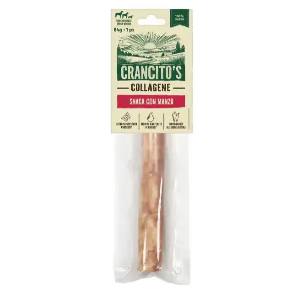 Crancito's Stick Collagene snack naturale per cani Manzo - 84 gr - immagine 1