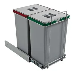 ECOFIL Pattumiera incasso Grigio - immagine 1