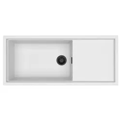 Lavello 1 vasca (116x50cm) SINTESI 510 Bianco Satinato LKS51096 - immagine 1