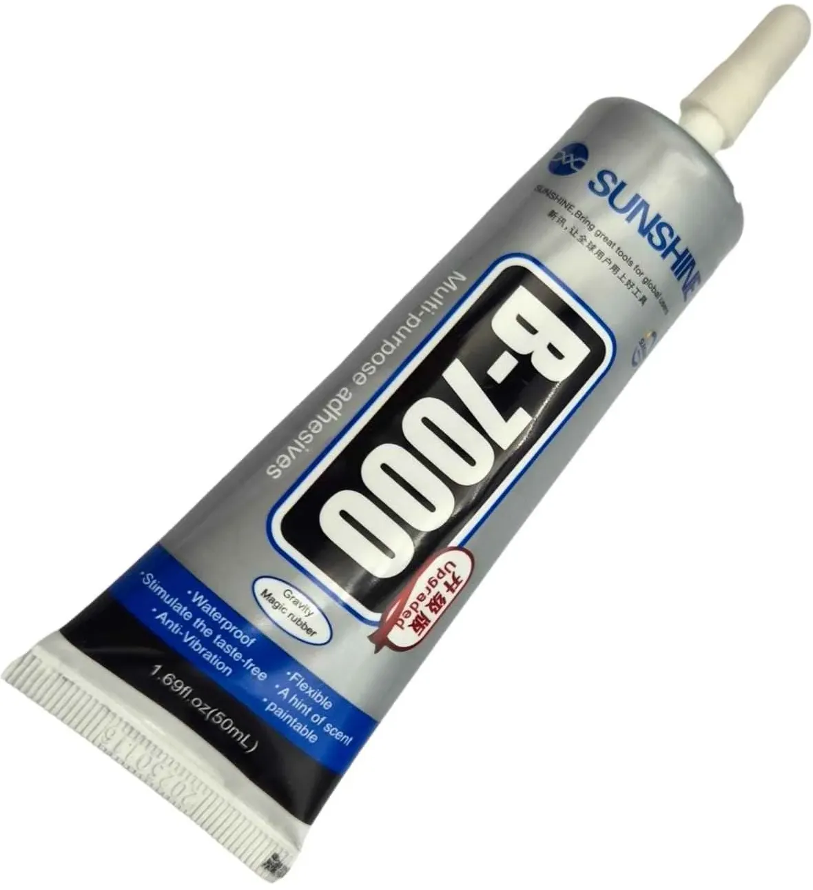 Colla Liquida Sunshine B-7000, 50ml, Trasparente - immagine 1