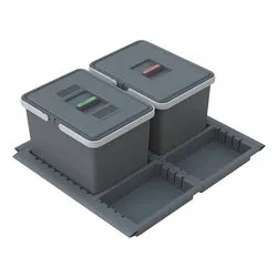 METROPOLIS Pattumiera incasso Grigio - immagine 1