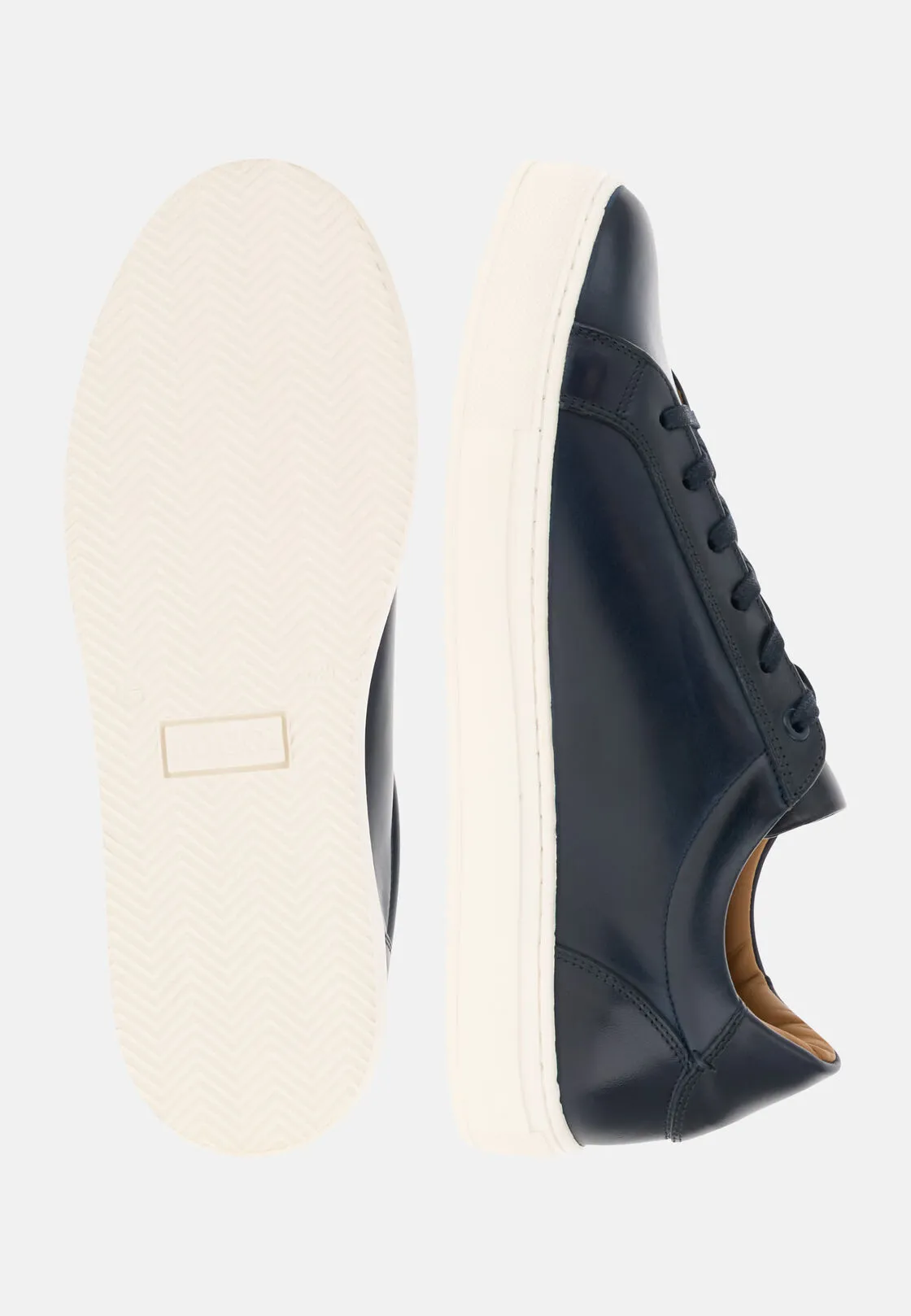 Boggi, Sneakers Navy In Pelle, Uomo, Navy, Taglia: 6-40 - immagine 4