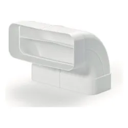 Curva cappa 90 verticale per tubo piatto Bianco AFC4043004 - immagine 1