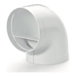 Curva cappa 90 verticale per tubo tondo Bianco AFC4052015 - immagine 1