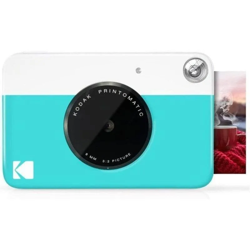 Fotocamera Digitale Kodak Printomatic 10 MP 8 mm f/2 Sensore CMOS Istantanea Blu - immagine 1