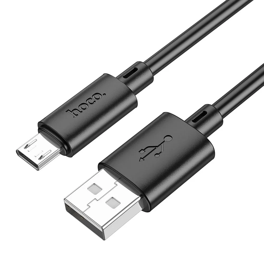 HOCO X88 Cavo dati e ricarica USB-A - microUSB, 18W, 1m, nero - immagine 1