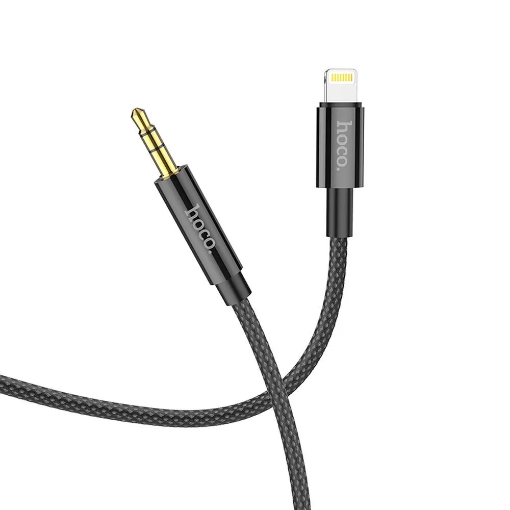 Cavo Audio Lightning - 3.5mm HOCO UPA19, 1m, Nero - immagine 1