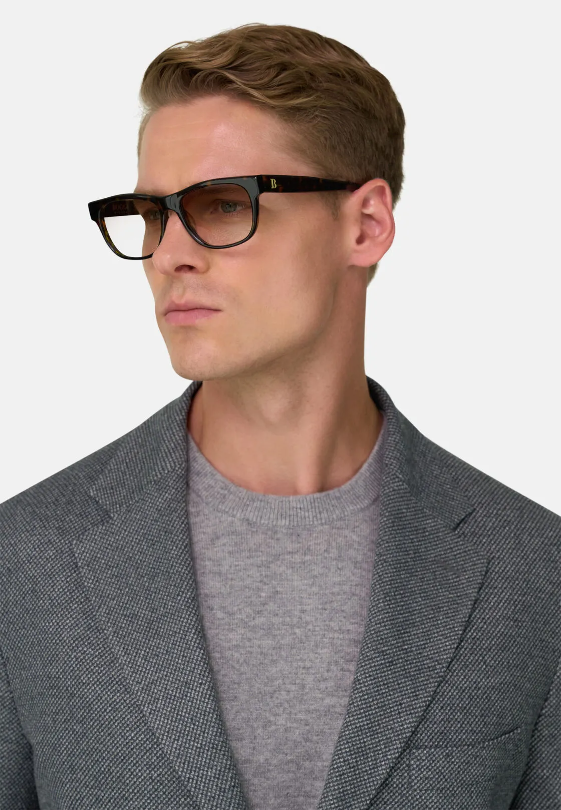 Boggi, Giacca Micro Fantasia Misto Cotone, Uomo, Grigio, Taglia: 56 - immagine 3
