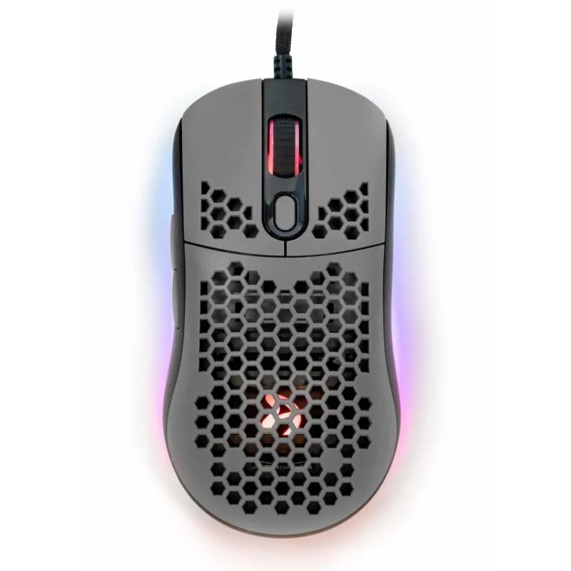 Mouse da gioco ultraleggero Arozzi Favo 16000 DPI grigio - immagine 1