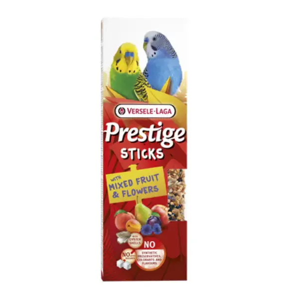 Versele Laga Prestige Sticks Cocorite Frutta mista e fiori - Mangime per uccelli - immagine 1