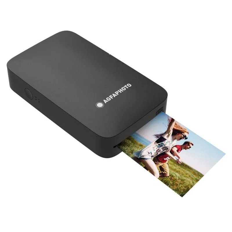 AgfaPhoto Realipix Mini P Stampante fotografica portatile Bluetooth Nera - immagine 1