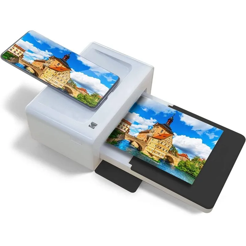 Stampante fotografica portatile Bluetooth Kodak Dock Plus PD460 bianca - immagine 1
