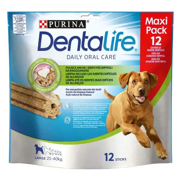Purina Dentalife Snack Cane Igiene Orale Maxi Pack Large 12 Stick - immagine 1
