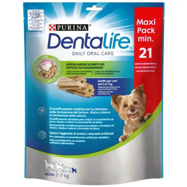 Purina Dentalife Snack Cane Igiene Orale Maxi Pack Mini 21 Stick - immagine 1
