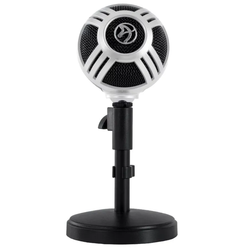 Arozzi Sfera Microfono Cardioide per Streaming Bianco - immagine 1
