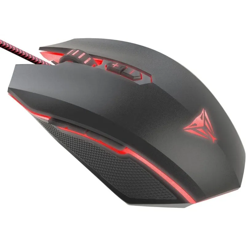 Mouse da gioco ottico Patriot Viper V530 4000 DPI Nero/Rosso - immagine 1
