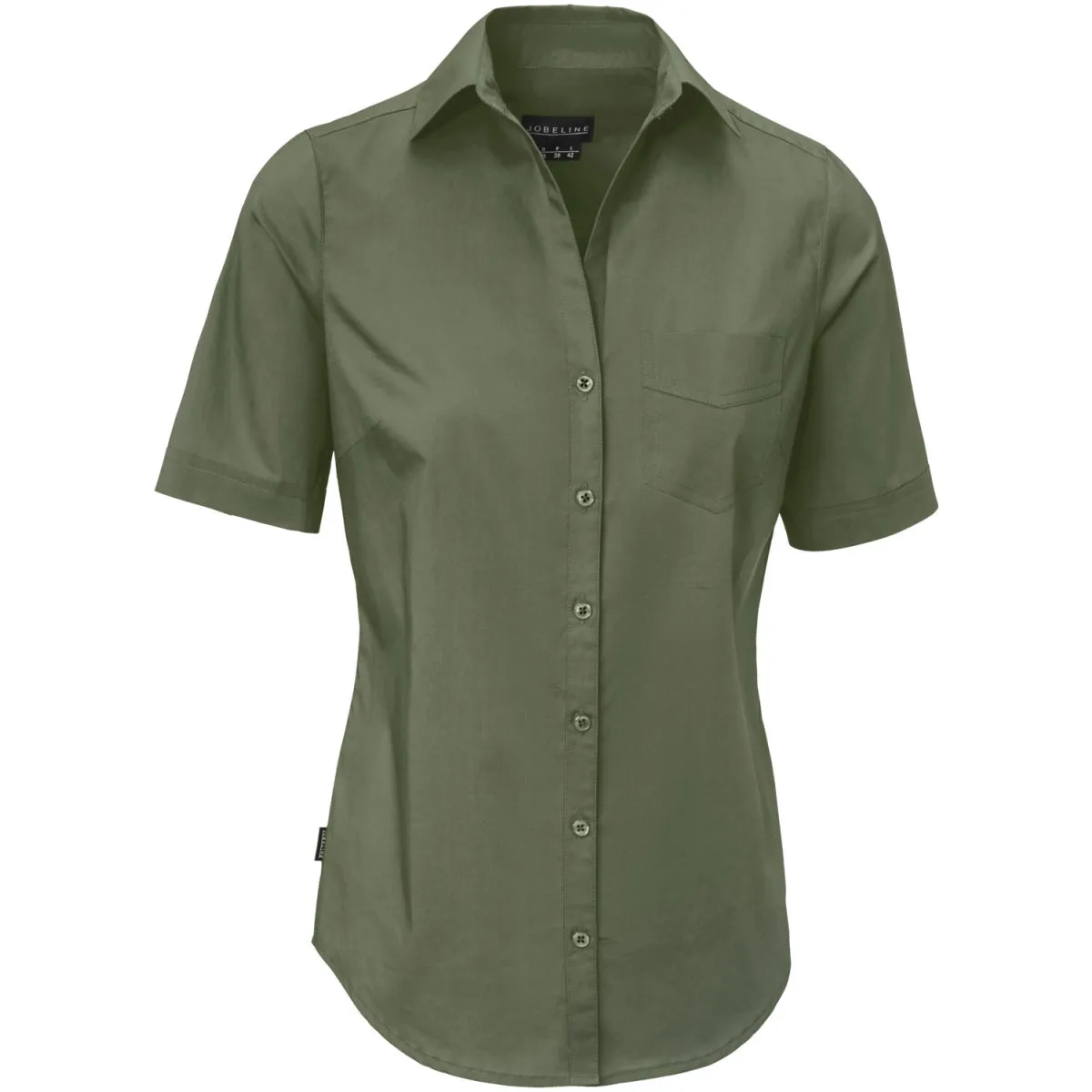 JOBELINE Camicetta Kim maniche corte; Taglia 40; verde oliva - immagine 1