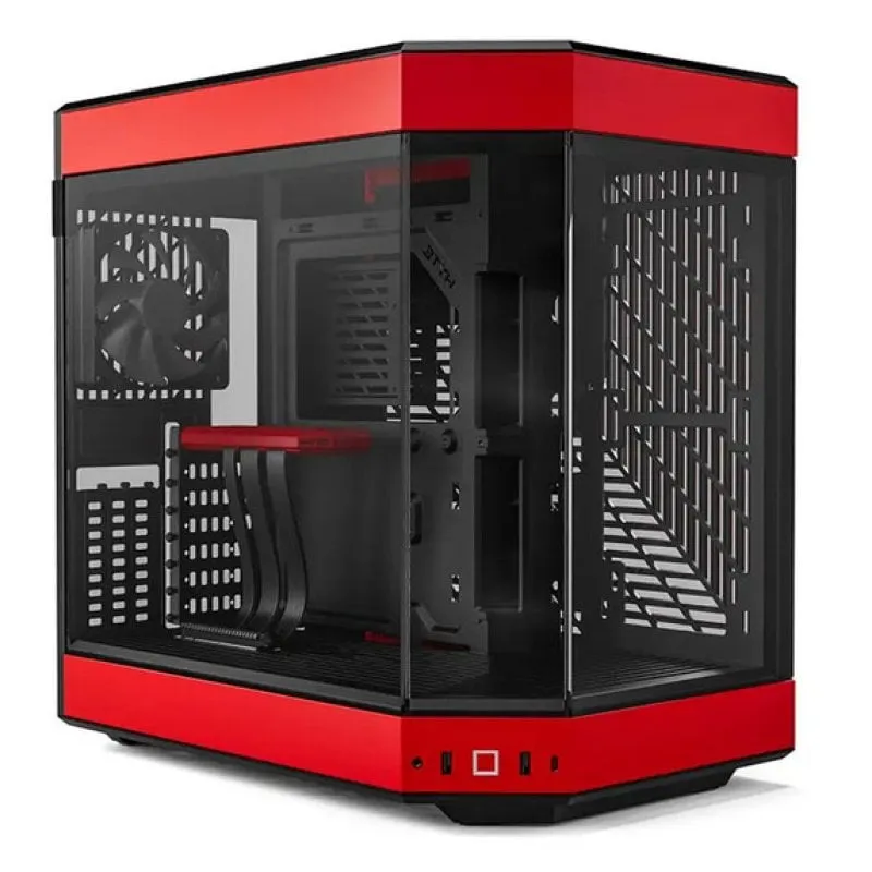 Hyte Y60 Vetro Temperato USB 3.0 Rosso - immagine 1