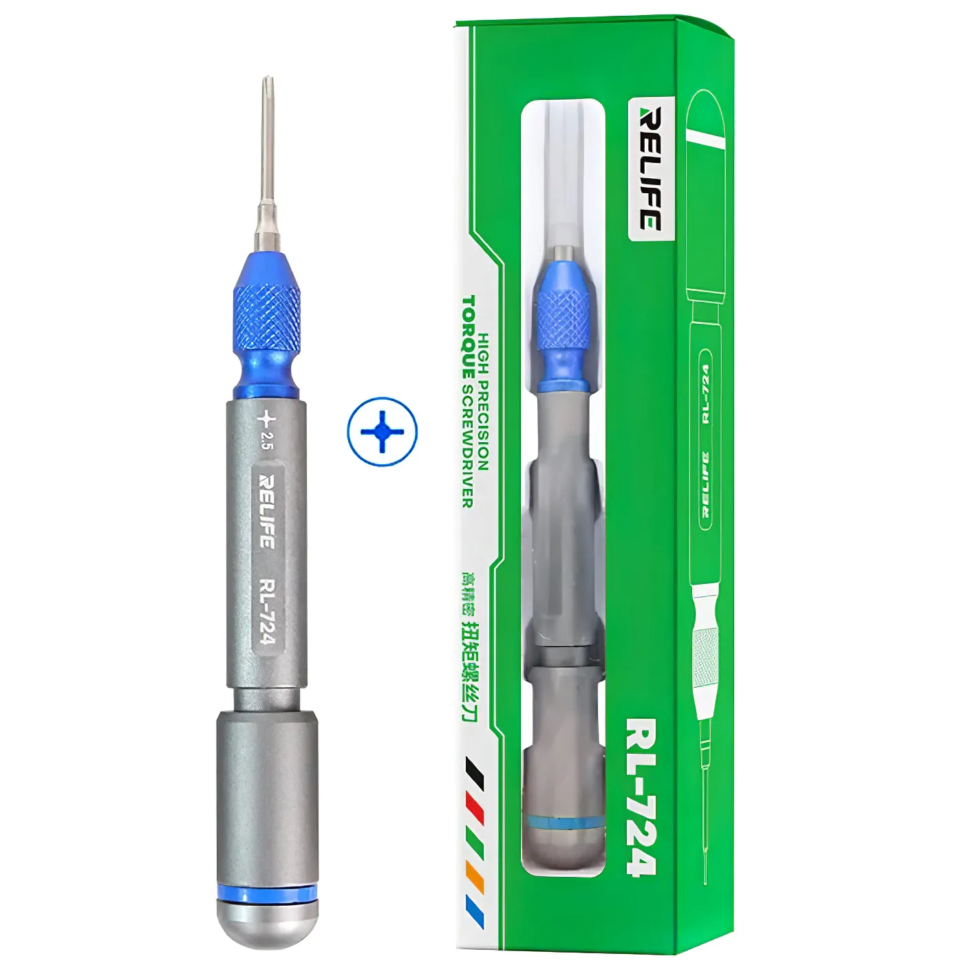 Cacciavite Relife RL-724, Croce Vuota 2.5mm - immagine 1