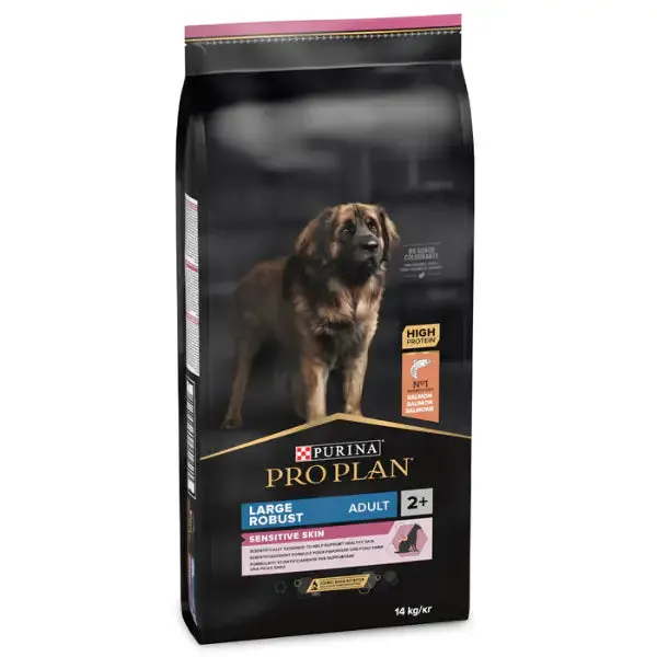 Purina Pro Plan Large Robust Adult Sensitive Skin Salmone 14 kg - Croccantini per cani - immagine 1