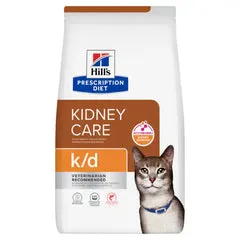 Hill's Prescription Diet k/d Feline con Salmone 1.5 kg - Dieta veterinaria per gatti - immagine 1