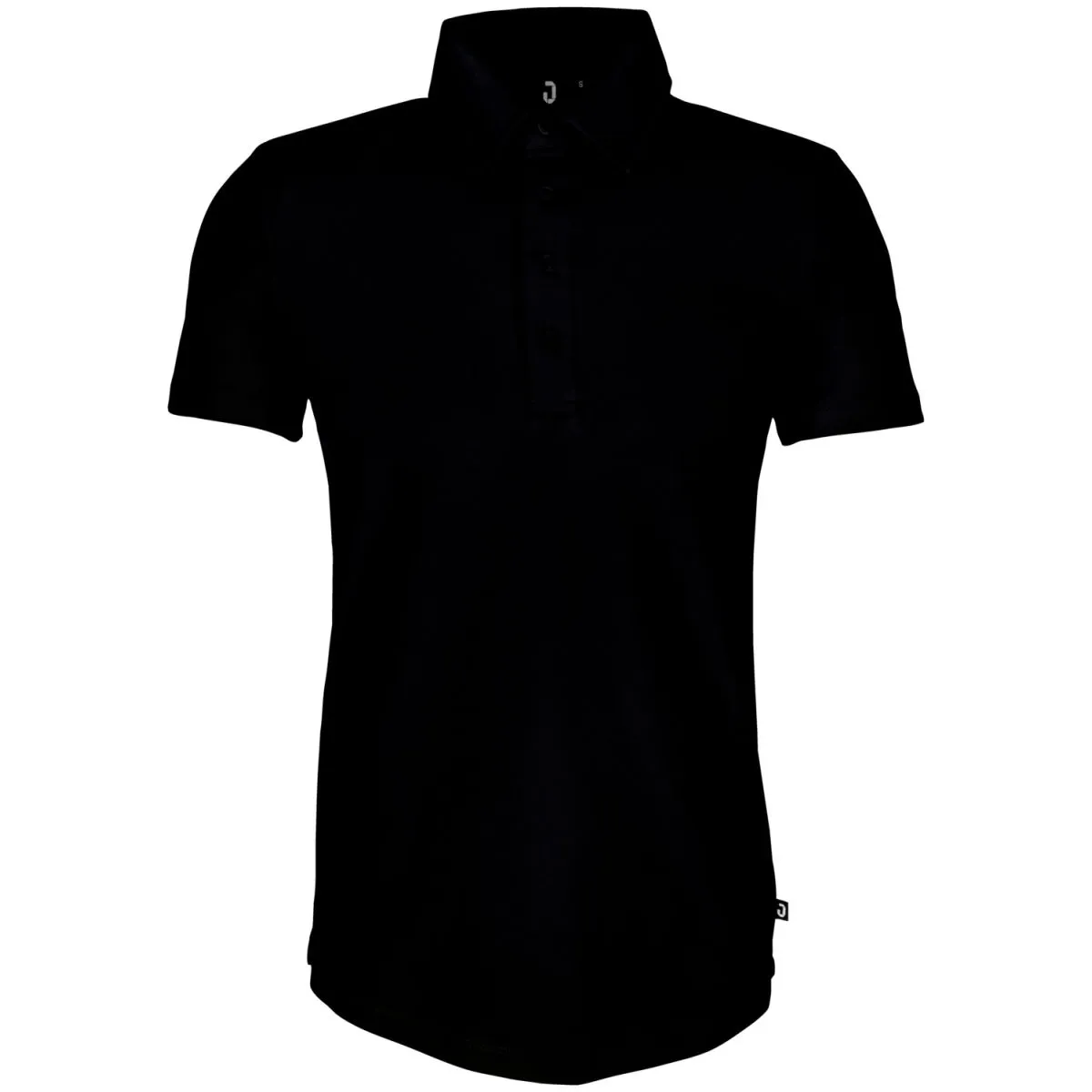 JOBELINE Polo da uomo Oliver Maniche corte; Taglia 2XL; nero - immagine 1