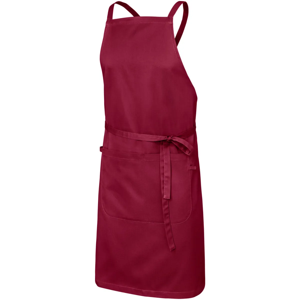 JOBELINE Grembiule con pettorina Botero 88x80 cm (LxL); 88x80 cm (LxL); bordeaux - immagine 1
